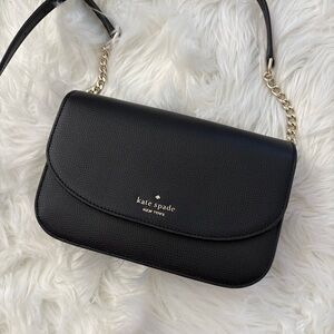 Kate Spade Black Leather Crossbody Bag